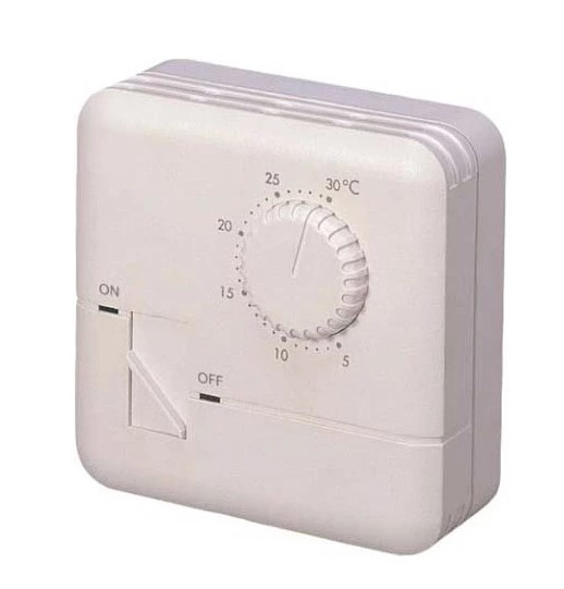 Analógový nástenný izbový termostat TH-555 s vypínačom ON/OFF