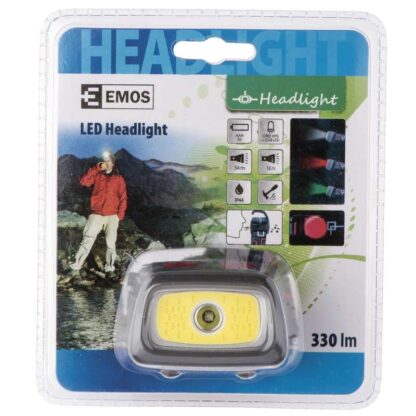 3V1 Čelovka COB LED / Cree LED + píšťalka - Image 5