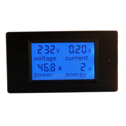 5V1 Merač elektrickej energie wattmeter (V,A,W,Wh,alarm) 100A