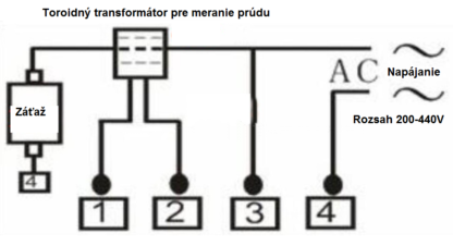 200V-440V Total Meter na meranie striedavého napätia,prúdu,výkonu,frekvencie - Image 2