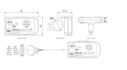 LED Displej na elektrobicykel 36V/48V - Image 4