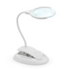 LED lampa s lupou, akumulátorom a dotykovým tlačidlom