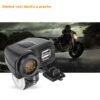 3v1 Voltmeter teplomer s USB na motocykel - Image 6