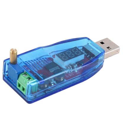 Regulovateľný USB DC-DC menič s voltmetrom 1-24V - Image 2