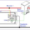 2V1 DC Voltmeter ampermeter s bezkontaktným meraním prúdu 0-100V 10A - Image 3