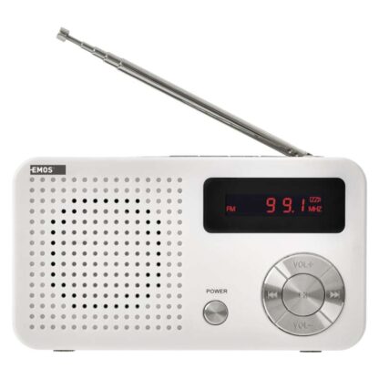 EMOS EM-213 nabíjacie USB FM rádio s Li-ion akumulátorom