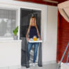 Sieťka proti hmyzu na dvere – magnetická – čierna 100 x 210 cm - Image 2