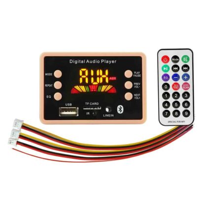 Bluetooth 5.0 Media panel USB,FM rádio,TF,AUX, 12V diaľkový ovládač