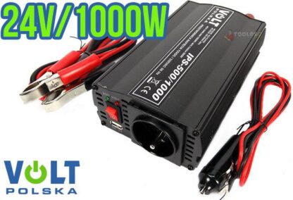 24V na 230V Menič do kaminónu VOLT 500W/1000W