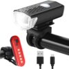 SET Predné + zadné USB svetlo nabíjacie s Li-ion batériou