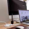 Skrytá zabudovateľná zástrčka + USB - biela - Image 3