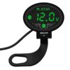 12V Voltmeter na riadidlá motocyklu s napäťovým alarmom