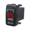 USB+C+PD nabíjačka do auta náhrada za tlačidlo 12/24V