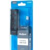 USB hub čierny REBEL KOM0940 - Image 2