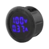 LED Voltmeter+ampérmeter s bočníkom 50A 100V okrúhly