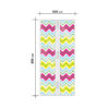 Sieťka proti hmyzu na dvere - magnetická - 100 x 210 cm - farebné vlnky - Image 5