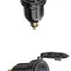Nabíjačka s voltmetrom do DIN HELLA zásuvky s dvomi USB QC3.0+USB-C PD - Image 6
