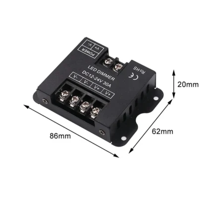 12V Android stmievač s DC-DC s reguláciou napätia s bezdrôtovým bluetooth ovládaním - Image 3