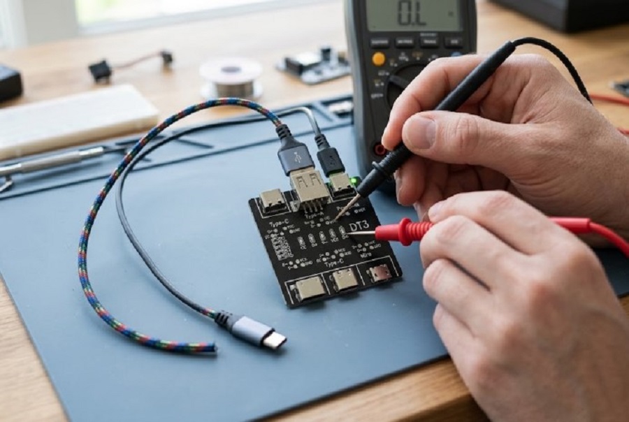 USB Tester dátových káblov – Type-C / Micro USB – Obrázok 5