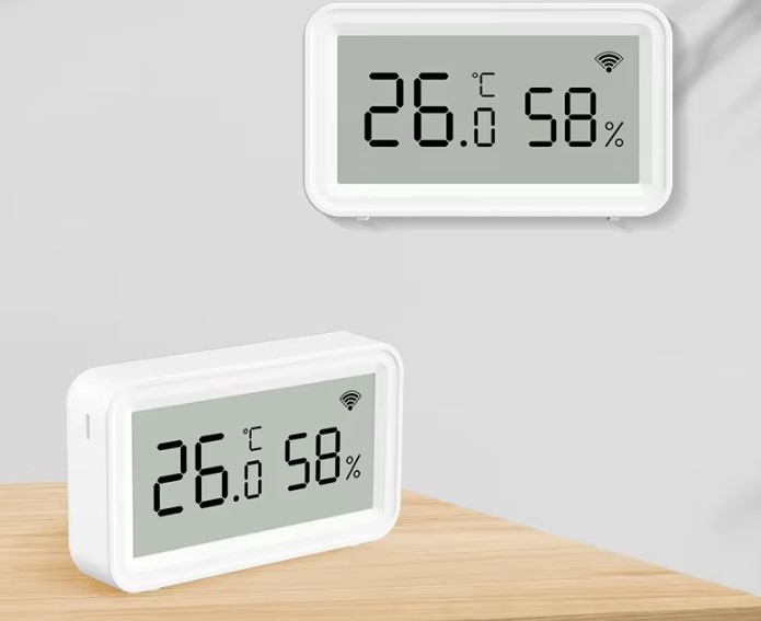 LCD Inteligentný WiFi merač teploty a vlhkosti Tuya –10°Caž+60°C – Obrázok 2